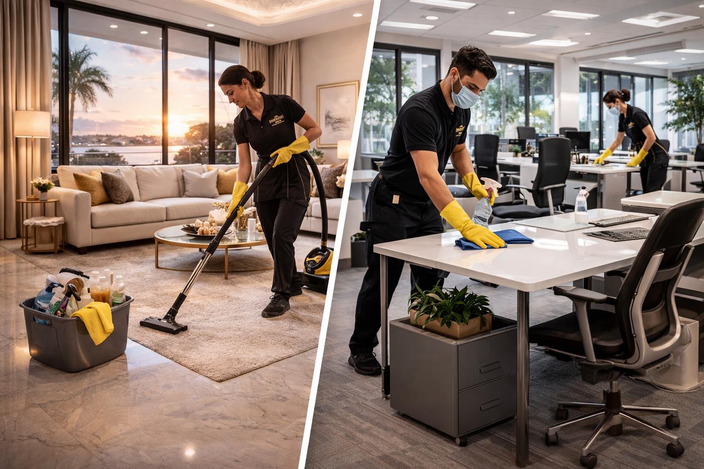 Residential and commercial cleaning service