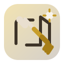Airbnb and rental cleaning icon